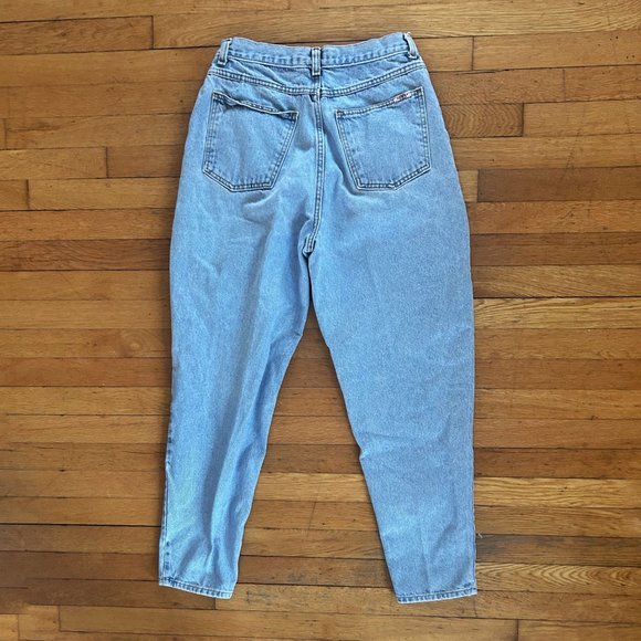Bill Blass Jeans Womens Size 14 High Waisted Vintage Light Wash Tapered 80s Mom - Picture 3 of 7